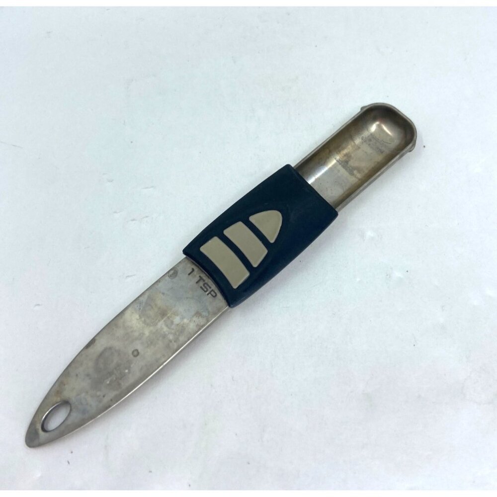 KitchenArt Stainless Steel Pro Sliding Adjust-A-Teaspoon Measuring Spoon